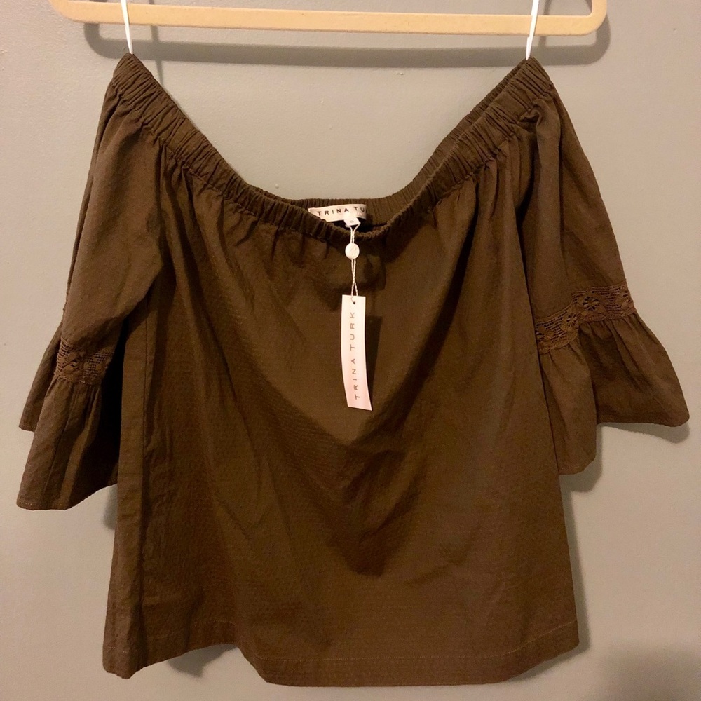 Trina Turk Off the Shoulders Top